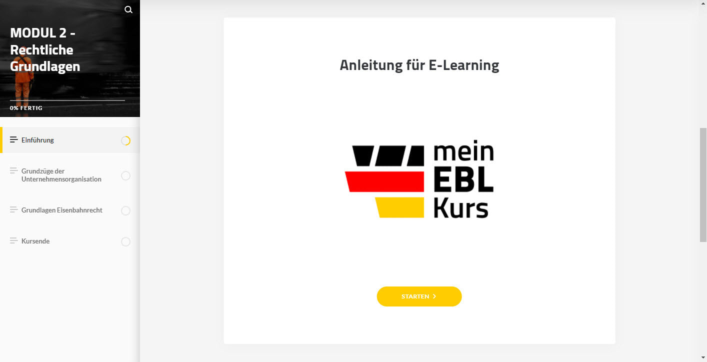 "mein EBL-Kurs" - mit Hybrid-Learning zum Eisenbahnbetriebsleiter nicht öffentlicher Eisenbahnen (Anschlussbahnleiter). Einschließlich Präsenzunterricht vom 06.11. bis 10.11.2023 in München